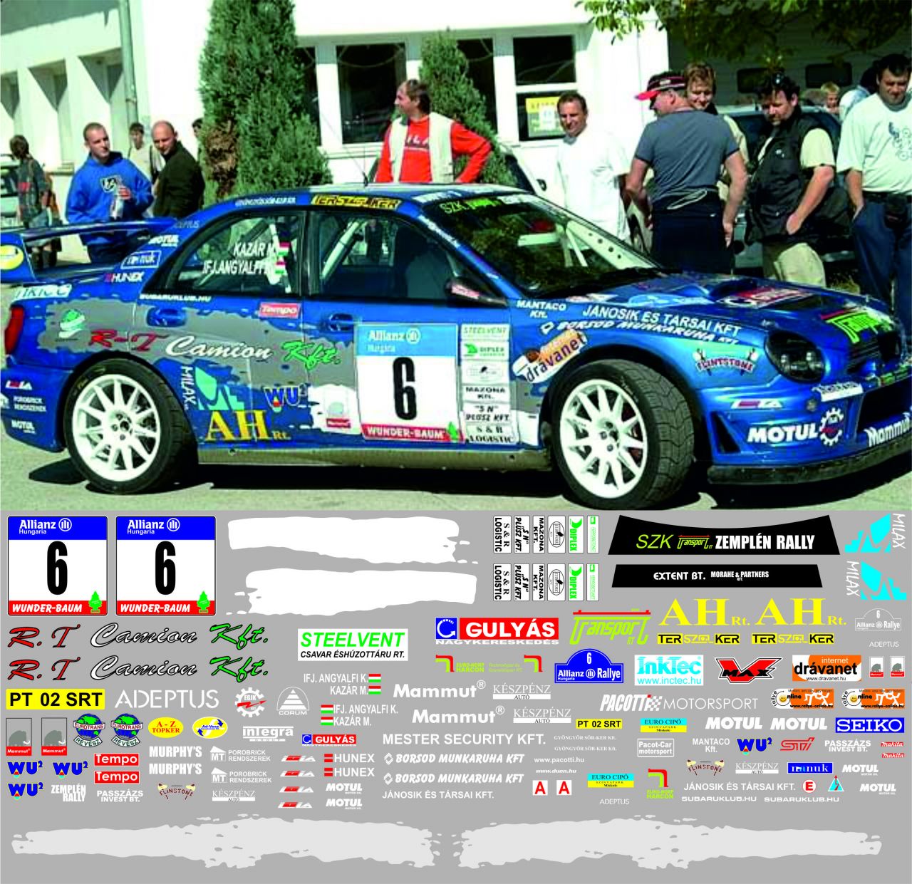 AM24 001 Subaru Impreza WRC Mecsek 2003 Angyalfi Károly