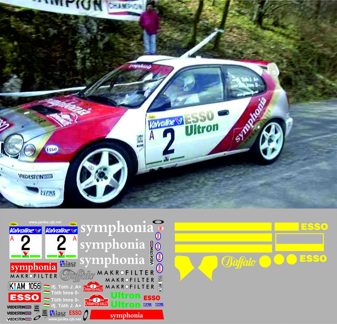 AM24 066 Corolla WRC Esztergom 2000 Janika