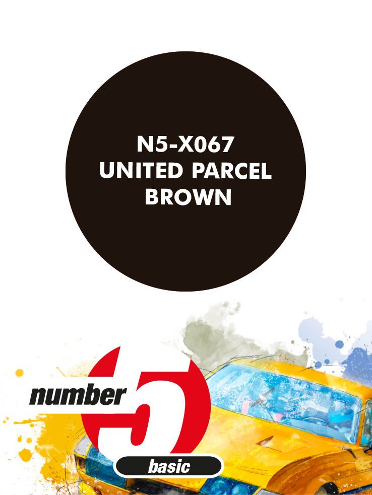 Number 5 N5-X067 United Parcel Service UPS Brown