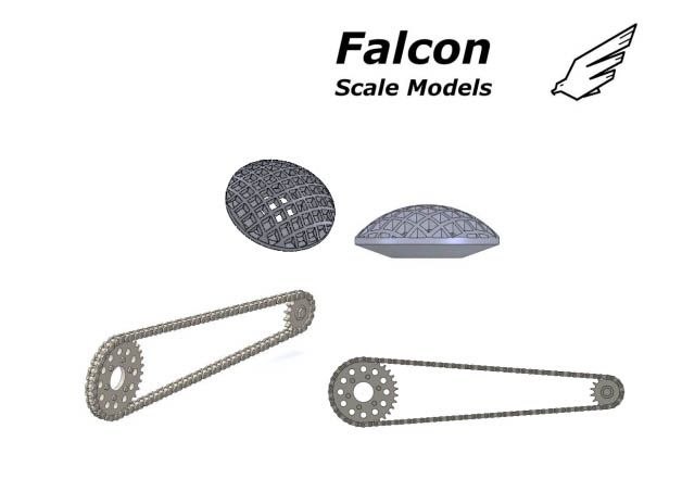 Falcon Scale Models FSM05 Chain set for Ducati 900 Mike Hailwood Replica - Ducati 900 SS