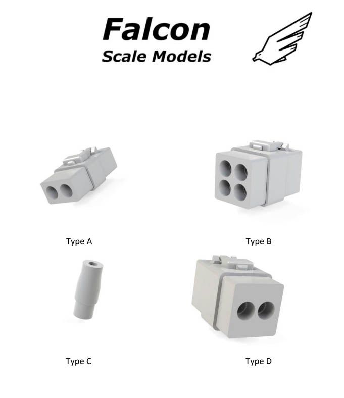Falcon Scale Models FSM10 Electrical wiring connectors