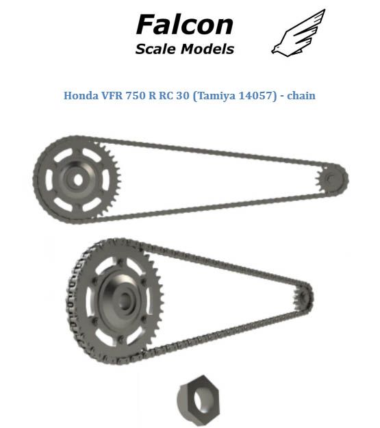Falcon Scale Models FSM26 Chain set for Honda VFR750R RC30