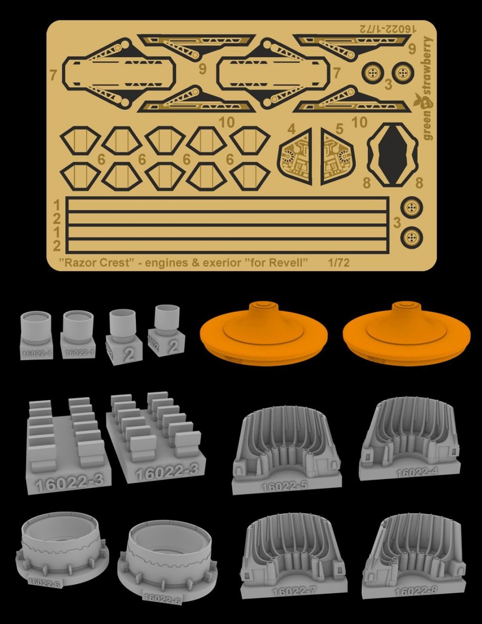 GreenStrawberry 16022 Razor Crest Engines exterior