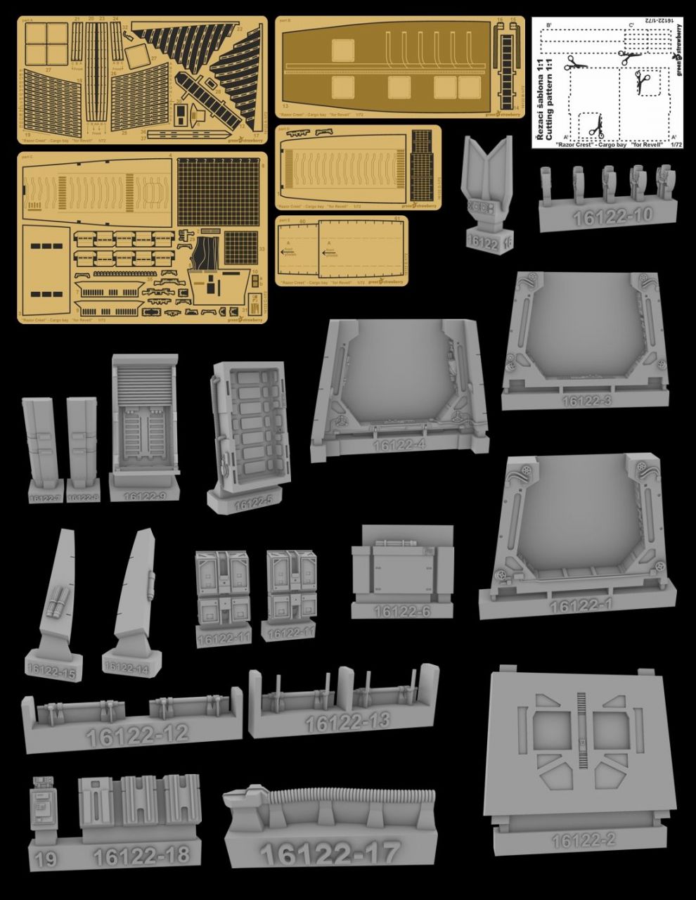 GreenStrawberry 16122 Razor Crest Cargo Bay