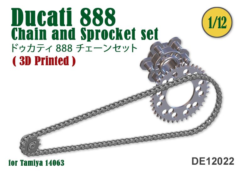 Fat Frog DE12022 Chain and Sprocket set for Ducati 888