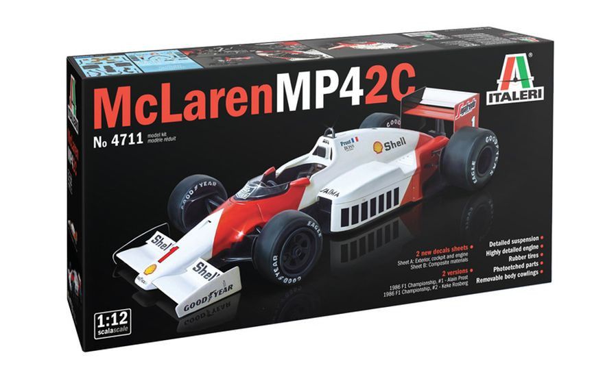 Italeri 4711 McLaren MP4/2C Prost-Rosberg