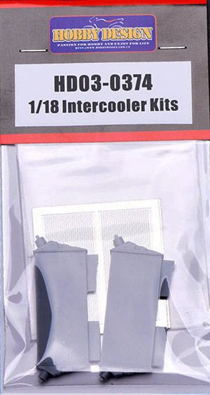 Hobby Design HD03-0374 1/18 Intercooler Kits