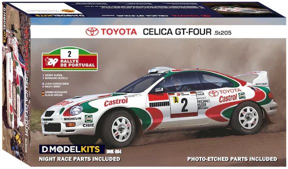 D Modelkits 004 TOYOTA CELICA GT-FOUR (ST205) - RALLY PORTUGAL 1995