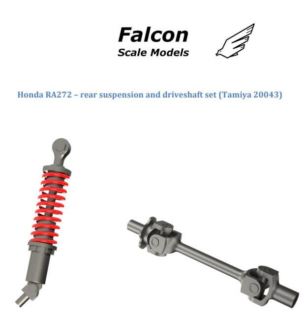 Falcon Scale Models FSM-06-C Detail up set for 1/20 scale models: Honda RA272 (2+2 units/each)