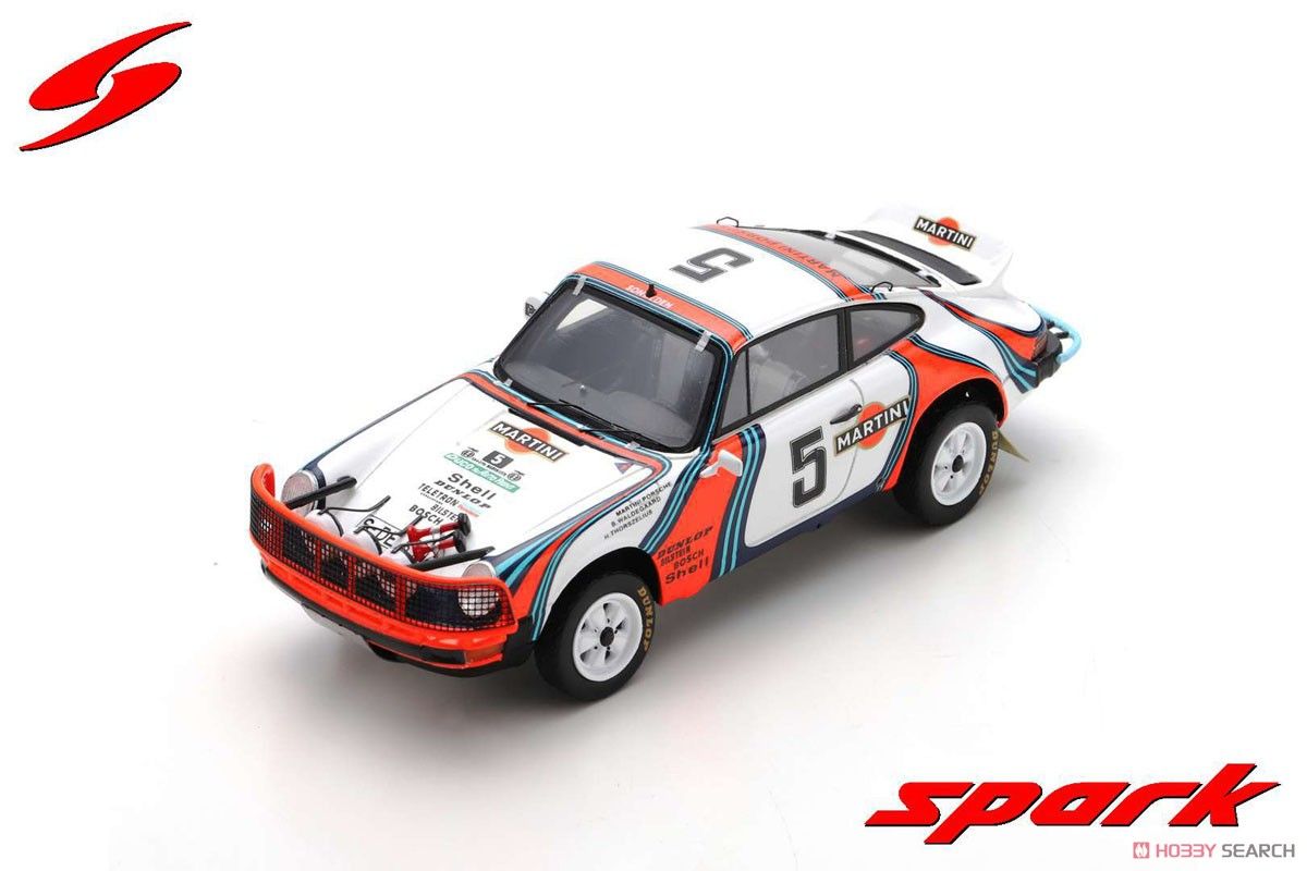 Spark S4018 Porsche 911 SC 3.0 Martini Racing N° 5 4th Rallye Safari 1978