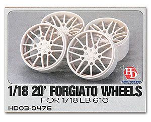 Hobby Design HD03-0476 20' Forgiato Wheels For LB 610