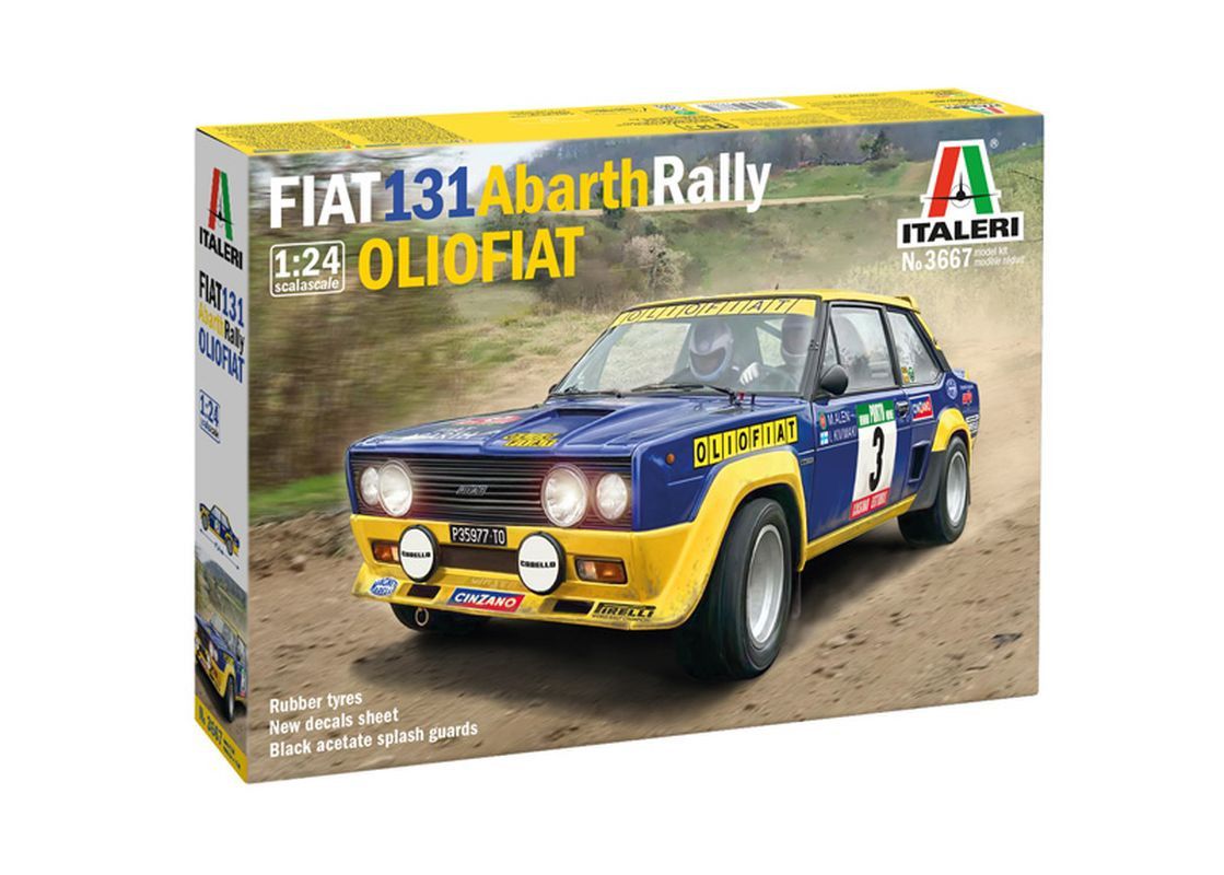 Italeri 3667 FIAT 131 Abarth Rally OLIO FIAT