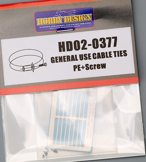 Hobby Design HD02-0377 GENERAL USE CABLE TIES
