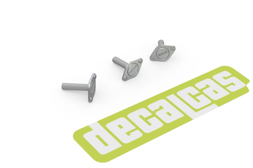 Decalcas PAR098 Bonnet pins for 1/12 scale models: Dzus quick release fasteners large - Type 2 (20 units/each)