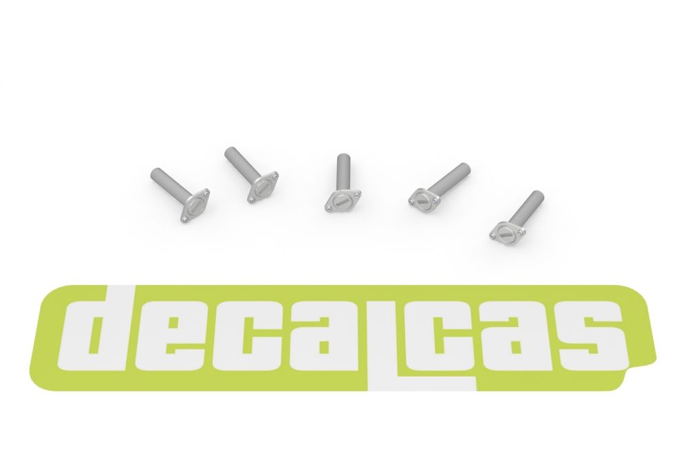 Decalcas PAR102 Bonnet pins for 1/24 scale models: Dzus quick release fasteners large - Type 2 (20 units/each)