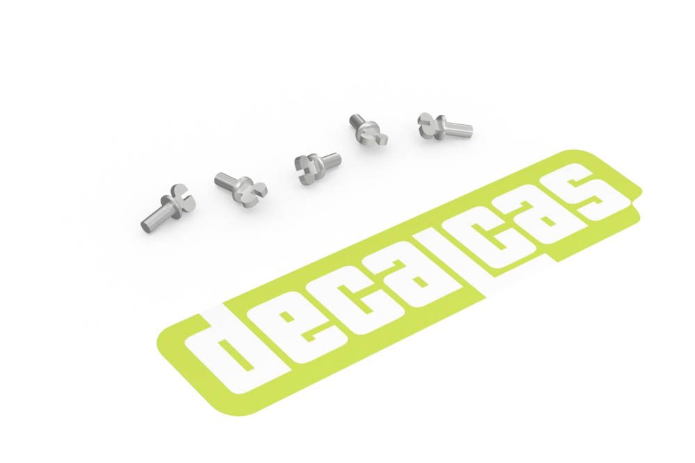 Decalcas PAR103 Bonnet pins for 1/12 scale models: Bugatti body screws (100 units/each)