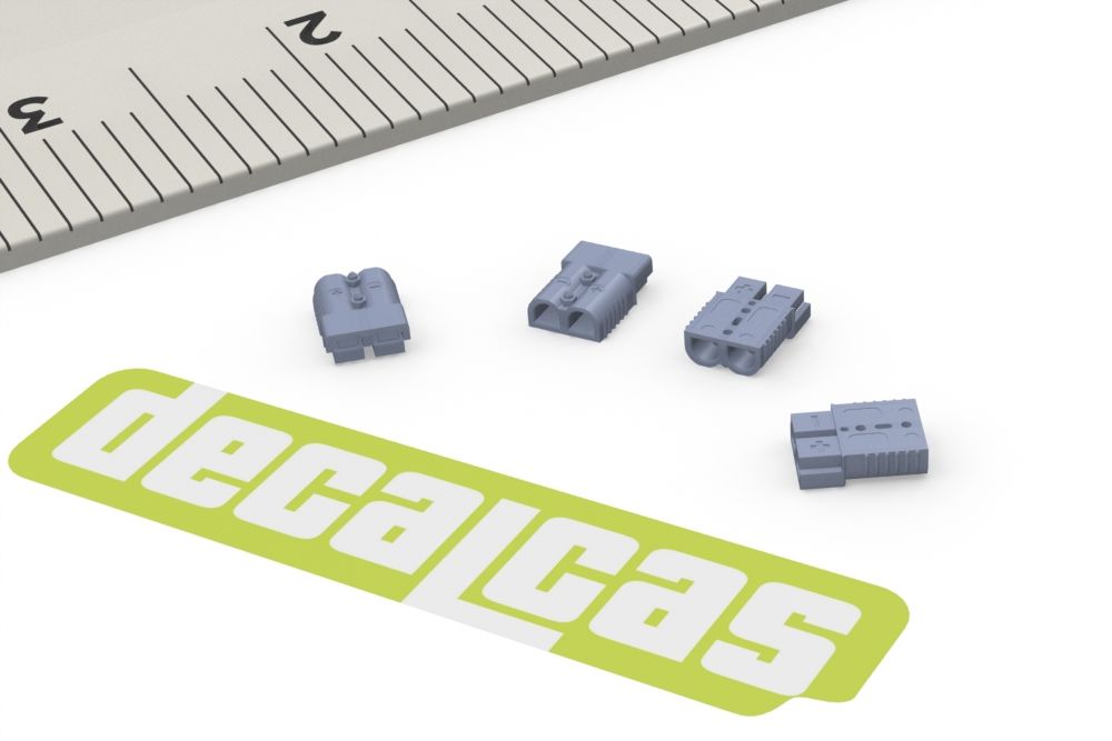Decalcas PAR104 Detail for 1/24,1/20 scale models: Anderson Connectors SB175 for battery and power blocks (20 units/each)