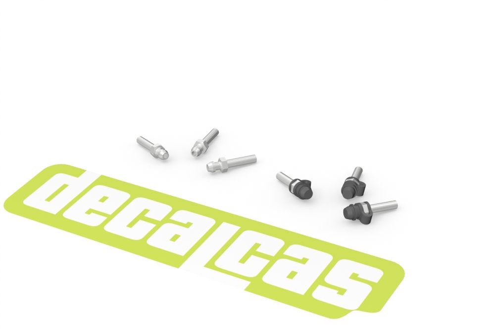 Decalcas PAR107 Detail for 1/12 scale models: Caliper bleed nipples - Type 01 (20+20 units/each)