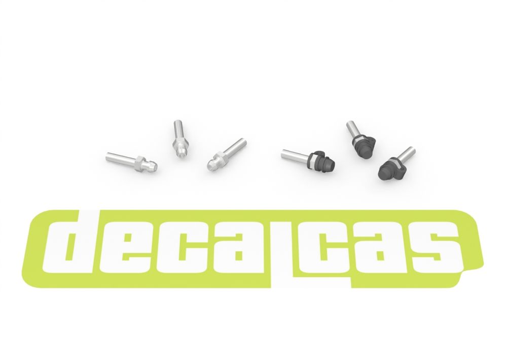 Decalcas PAR107 Detail for 1/12 scale models: Caliper bleed nipples - Type 01 (20+20 units/each)