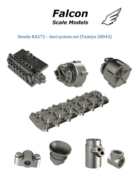 Falcon Scale Models FSM-07-C Detail up set for 1/20 scale models: Honda RA272