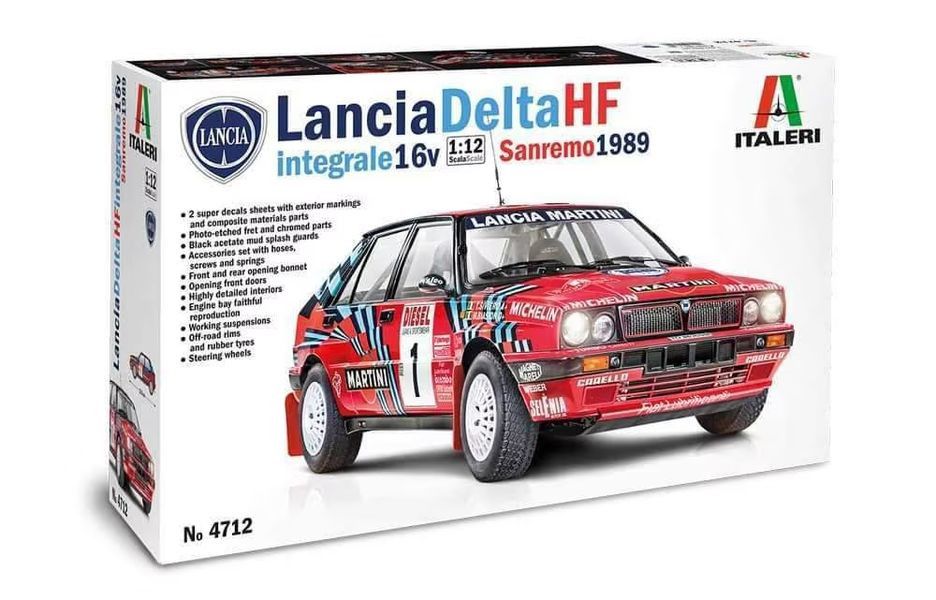 Italeri 4712 Lancia Delta HF Integrale Sanremo 1989