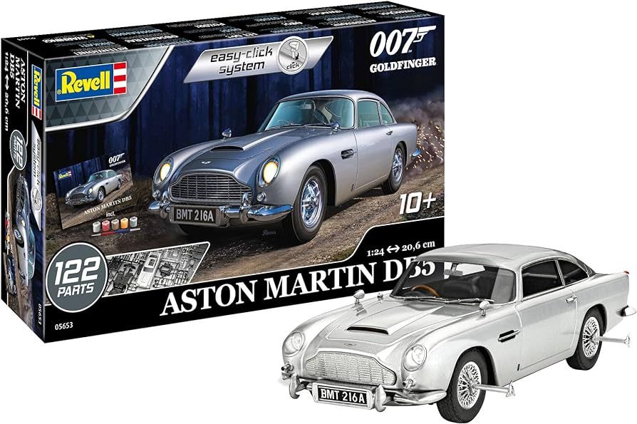 Revell 5653 James Bond Aston Martin DB5 Goldfinger Gift Set