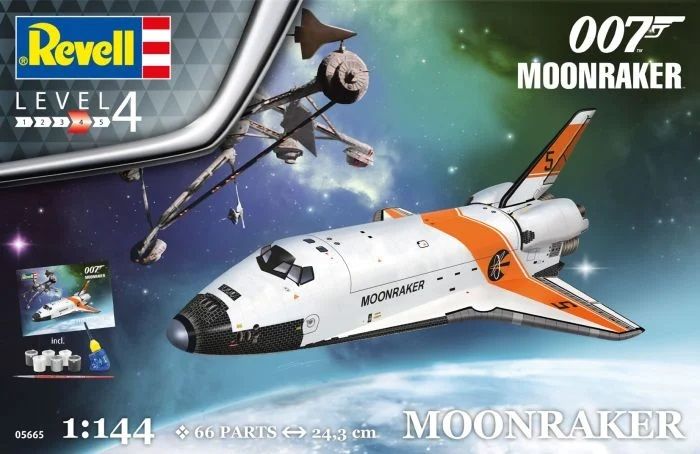 Revell 5665 James Bond Moonraker Space Shuttle Gift Set