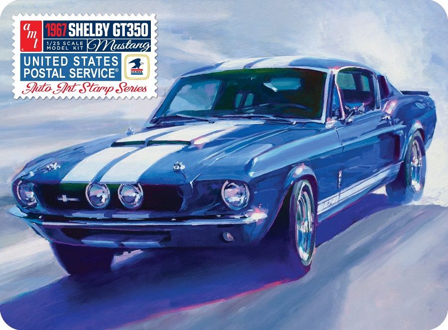 AMT 01356 SHELBY GT350 USPS STAMP SERIES (TIN)