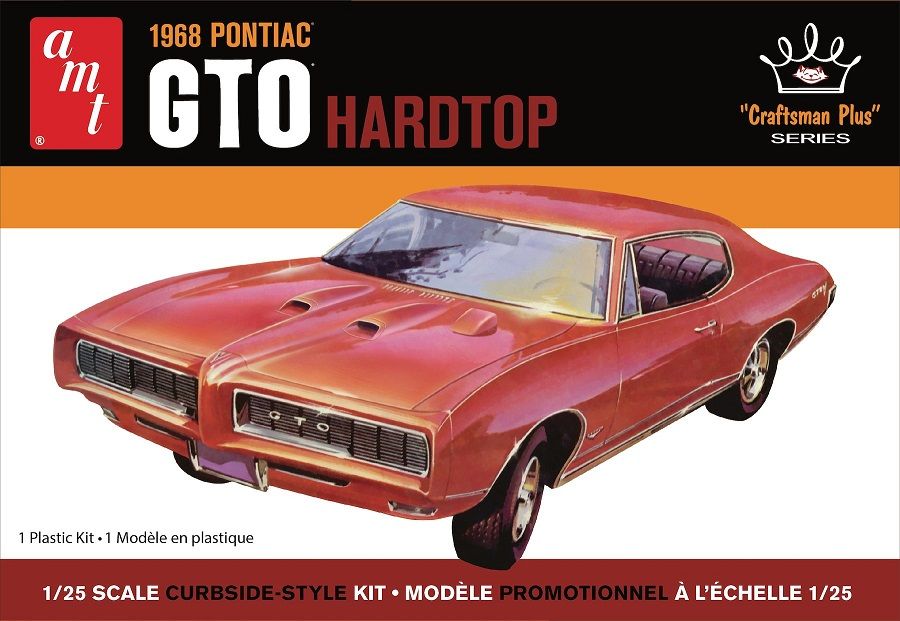AMT 01411 1968 PONTIAC GTO HARDTOP CRAFTSMAN PLUS