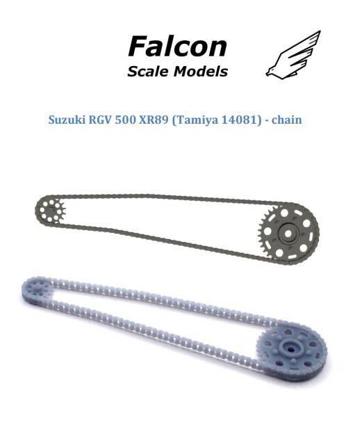 Falcon Scale Models FSM34 Chain set for 1/12 scale models: Suzuki RGV 500 XR89