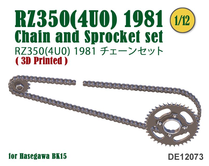 Fat Frog DE12073 Chain and Sprocket set RZ350 (4U0) 1981 