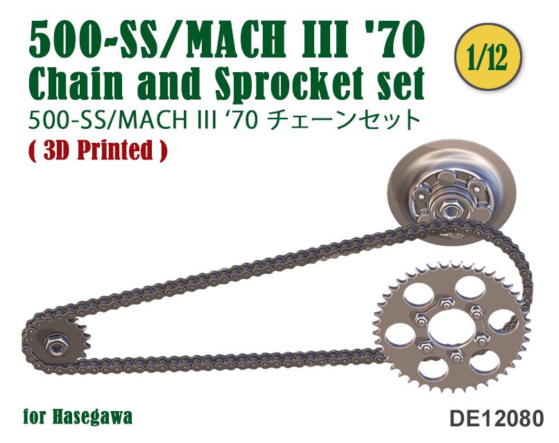 Fat Frog DE12080 Chain & Sprocket set 500-SS/MACH III '70