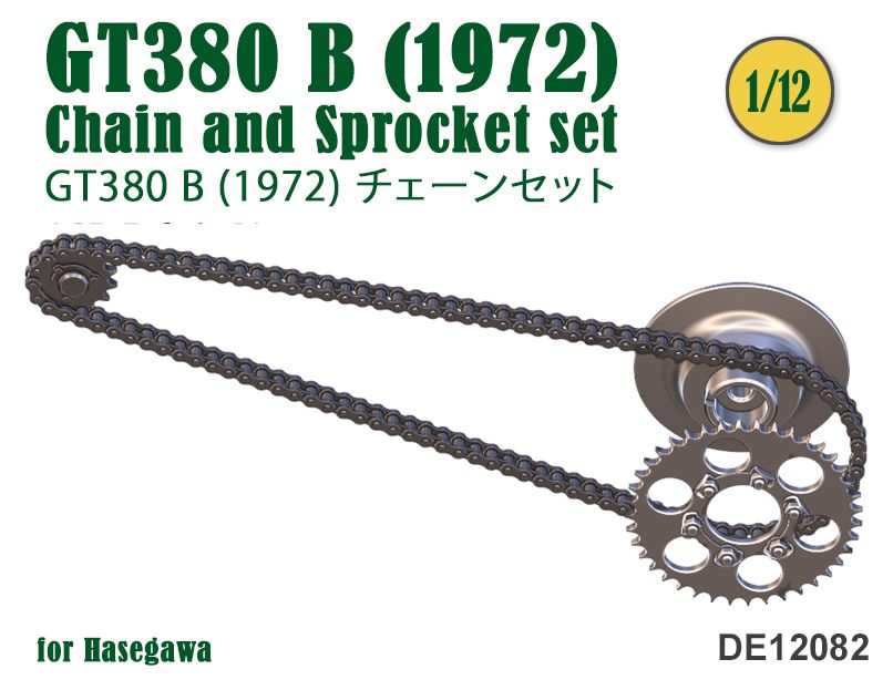 Fat Frog DE12083 Chain & Sprocket set GT380 B (1972)