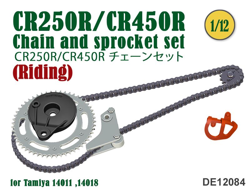 Fat Frog DE12084 CR250R/CR450R Chain & Sprocket set (Riding)