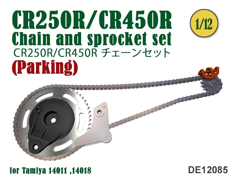 Fat Frog DE12085 CR250R/CR450R Chain & Sprocket set (Parking)