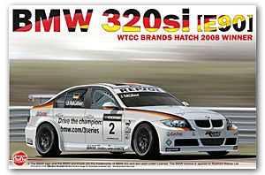 NuNu Model Kit PN24037 BMW 320si E90 2008 WTCC Brands Hatch Winner