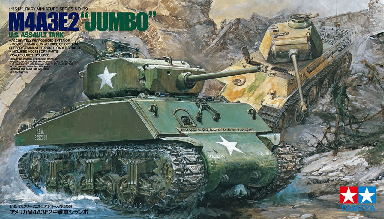 Tamiya 35139 M4A3E2 Jumbo