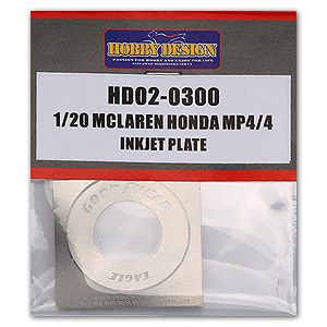 Hobby Design HD02-0300 Mclaren Honda MP4/4 Inkjet Plate