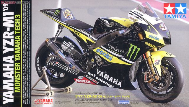 Tamiya 14119 Yamaha YZR-M1 09 Monster Yamahatec 3