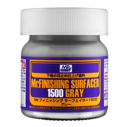 Mr. Hobby SF-289 Mr. Finishing Surfacer 1500 Gray (40 ml)