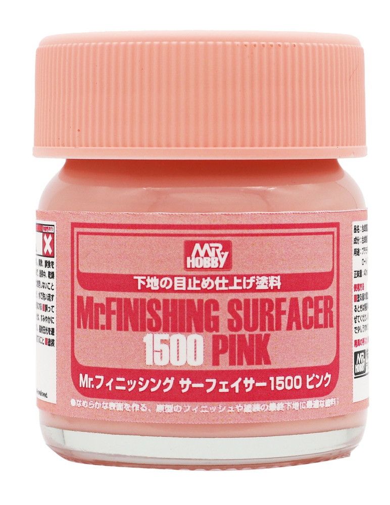 Mr. Hobby SF-292 Mr. Finishing Surfacer 1500 Pink (40 ml)