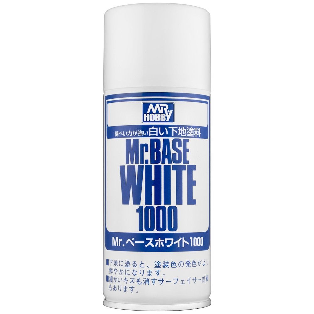 Mr. Hobby B-518 Mr. Base White 1000 Spray (170 ml)