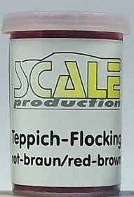 Scale Production Flocking Red-brown
