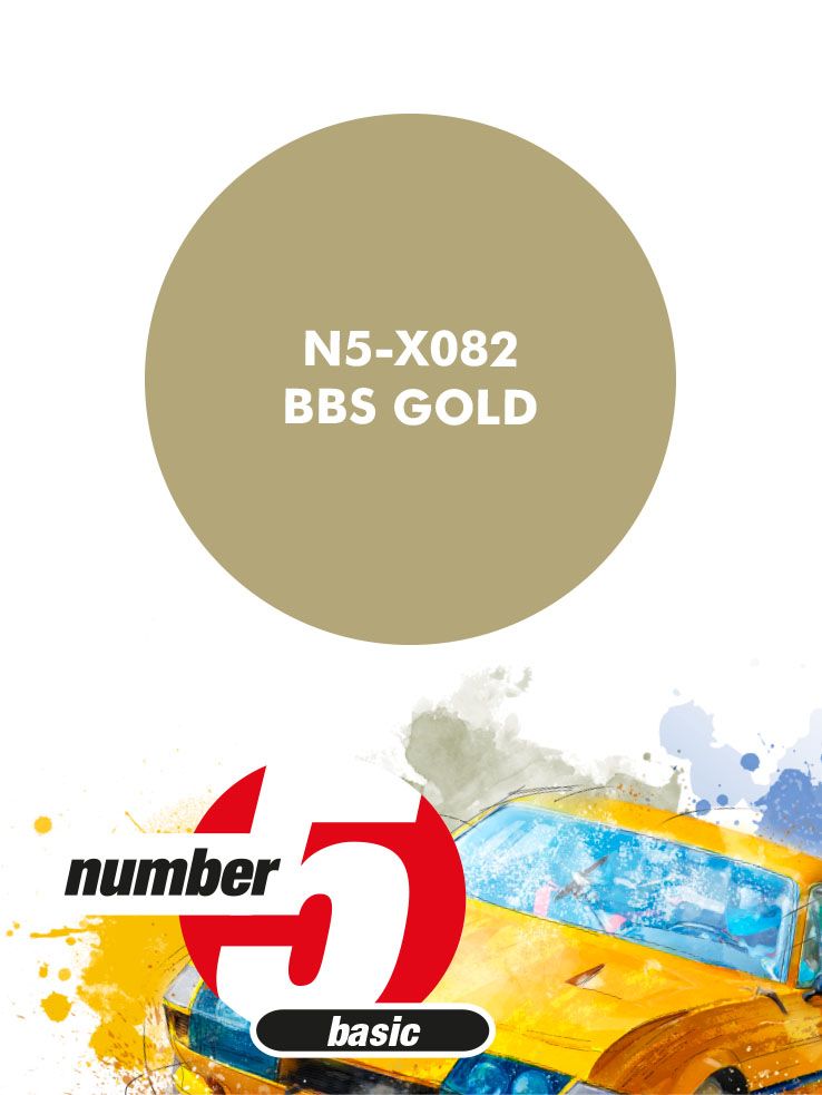Number 5 N5-X082 BBS Gold (1x30ml)