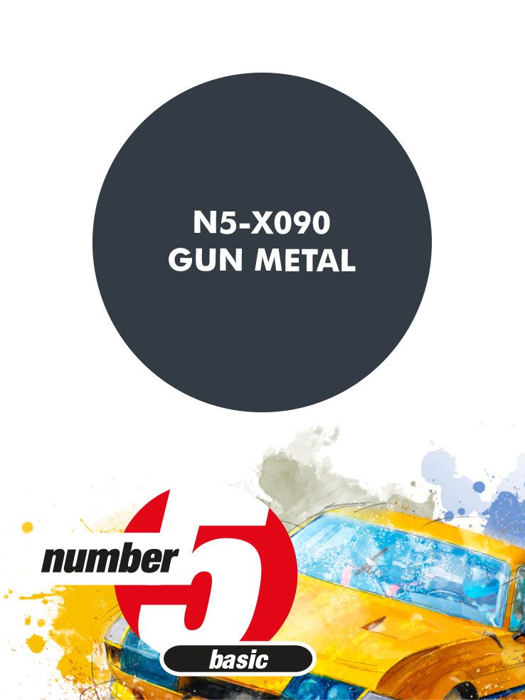 Number 5 N5-X090 Gun Metal (1x30ml)