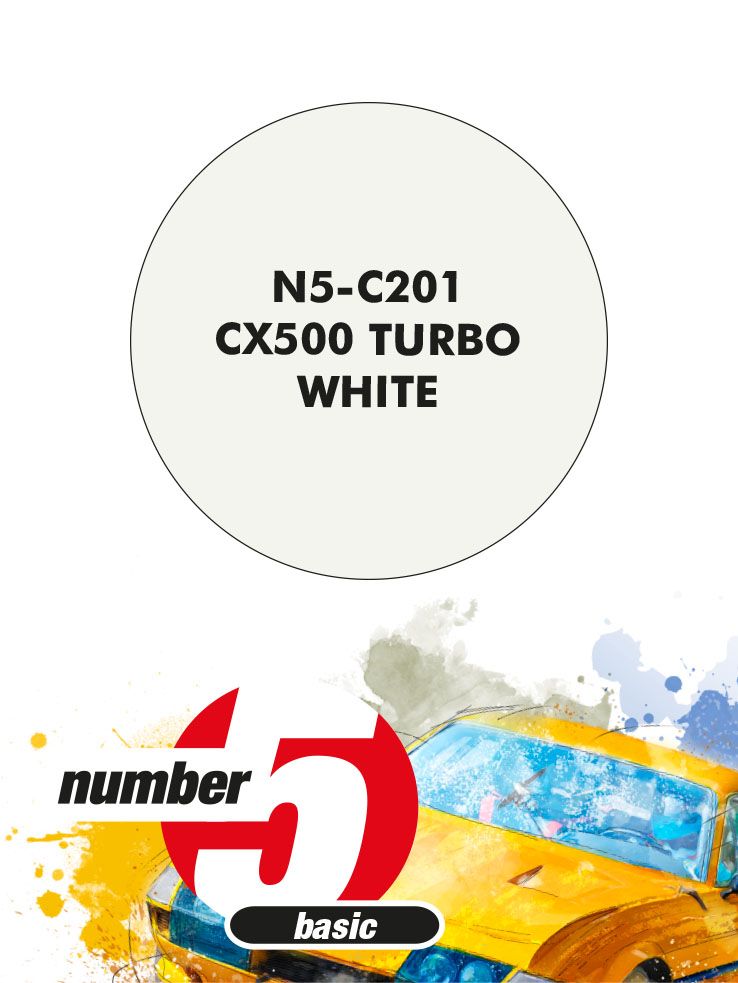 Number 5 N5-C201 CX500 Turbo White (1x30ml)