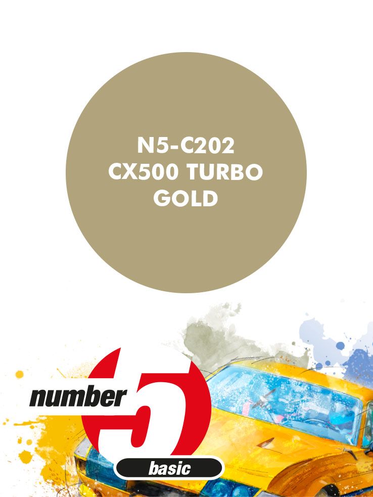 Number 5 N5-C202 CX500 Turbo Gold (1x30ml)