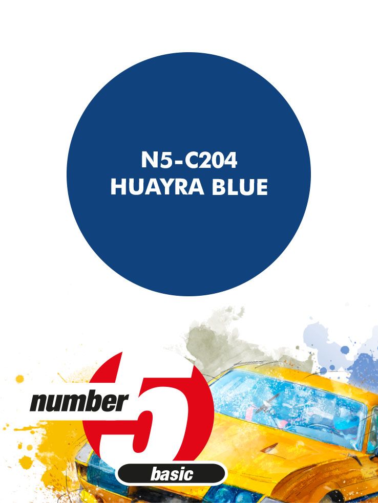 Number 5 N5-C204 Huayra Blue (1x30ml)