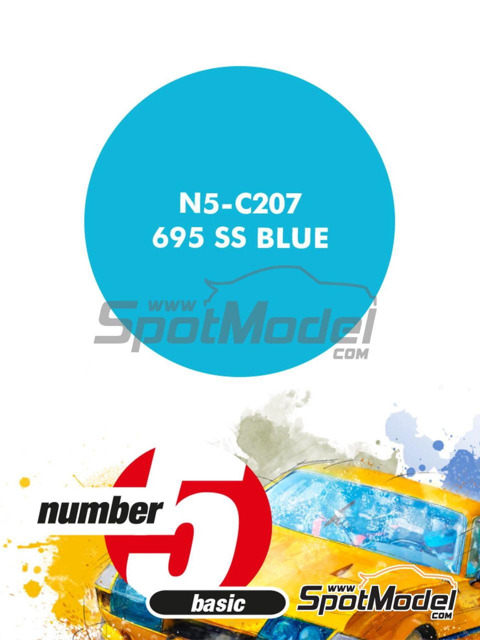 Number 5 N5-C207 695 SS Blue (1x30ml)