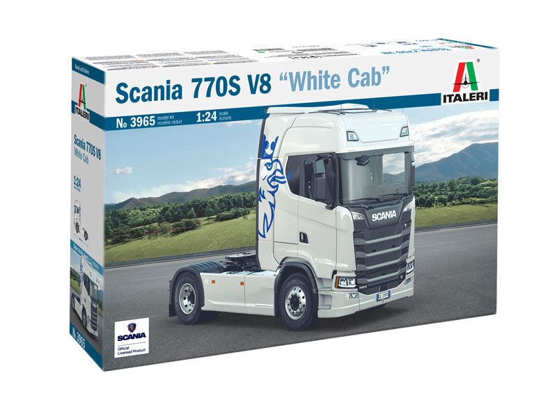 Italeri 3965 Scania 770S V8 “White Cab”